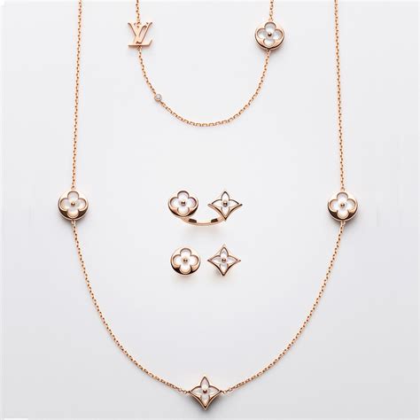 lv blossom necklace|color blossom jewelry.